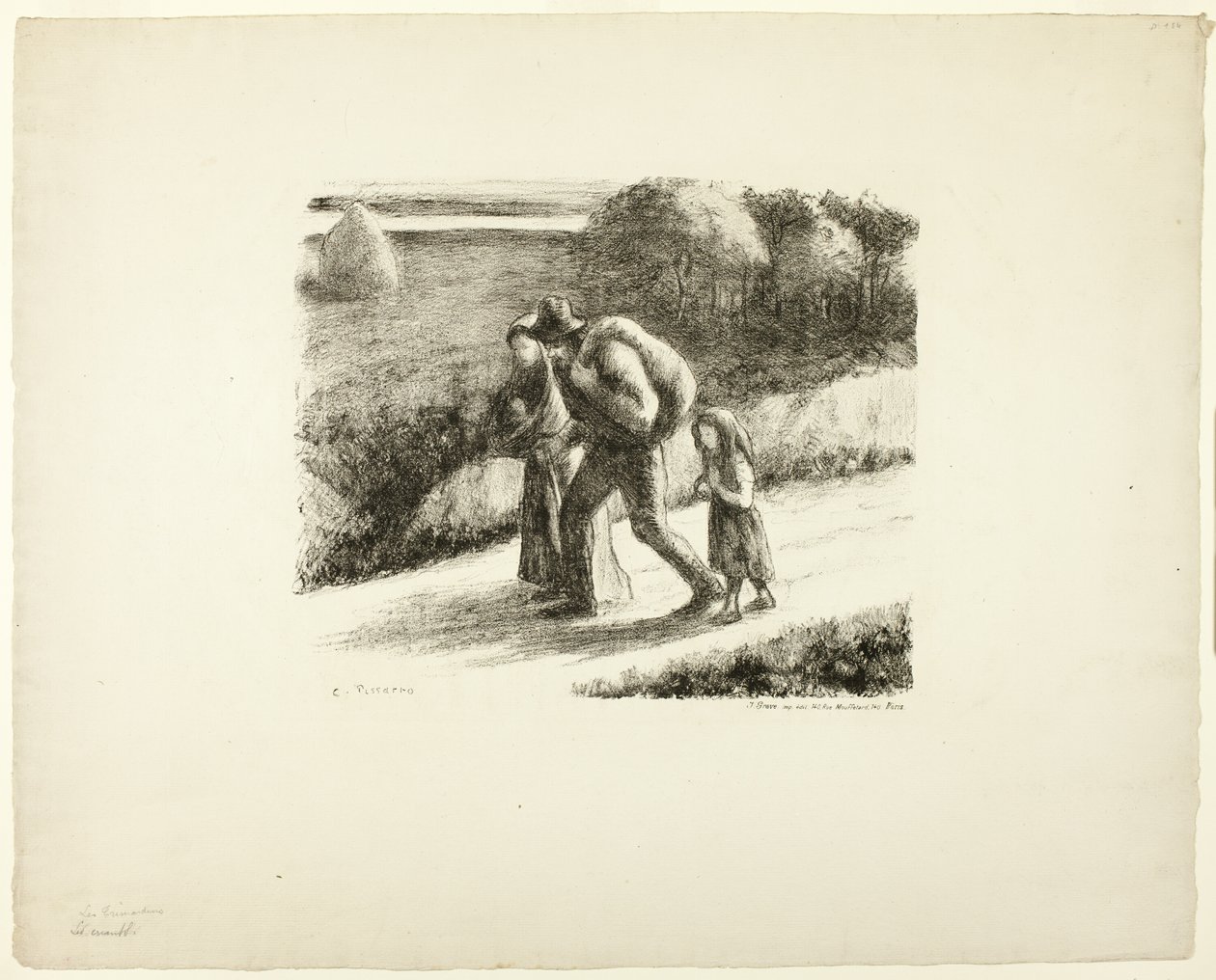 De Zwerver door Camille Pissarro