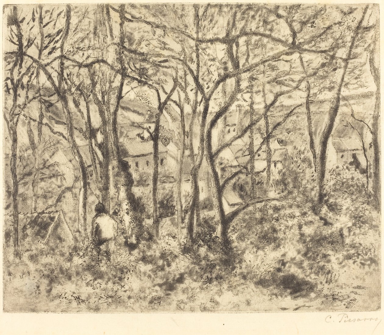 Boslandschap bij L