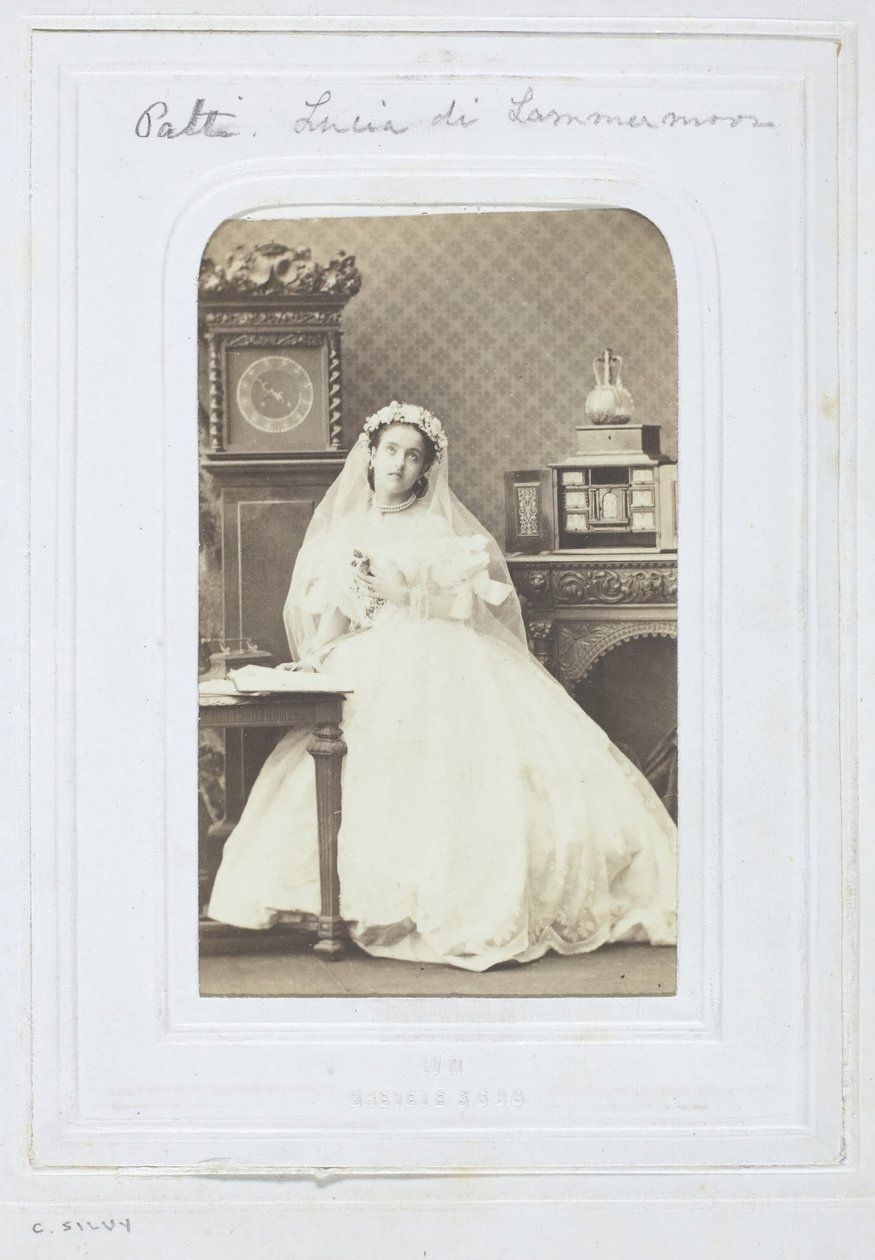 Adelina Patti, 1860-69 door Camille Silvy