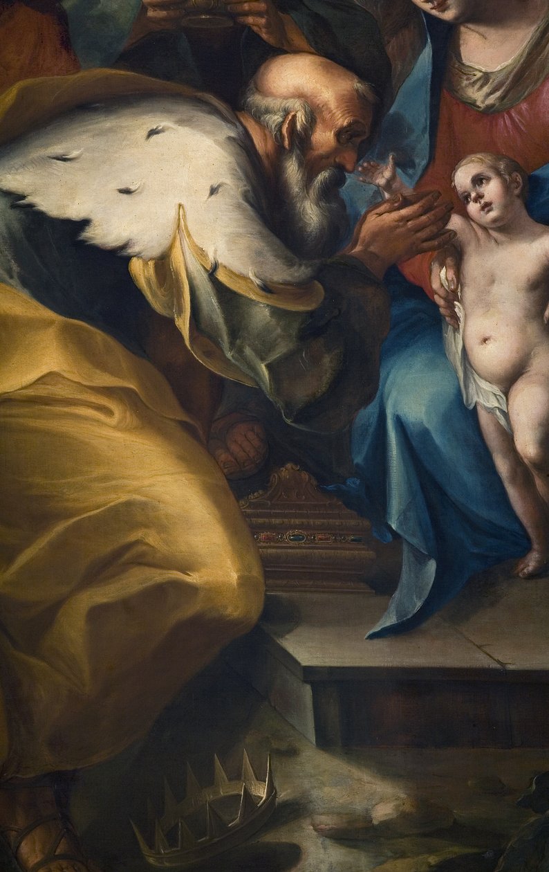 Aanbidding van de wijzen (detail) door Camillo Procaccini