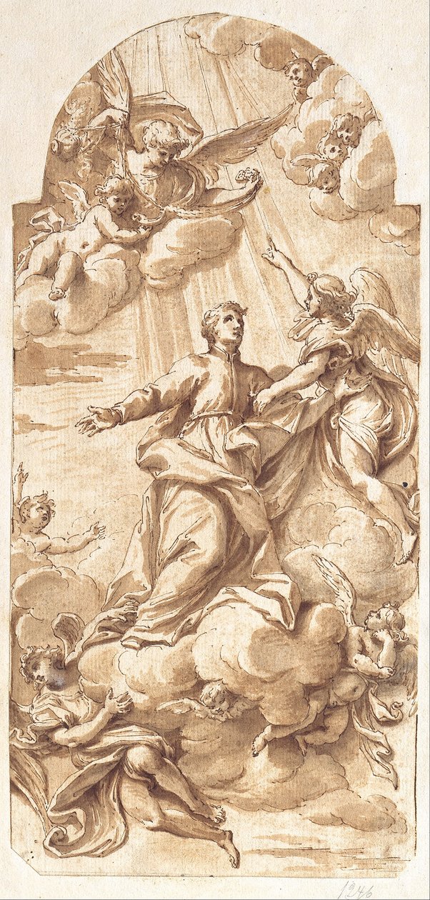 De glorie van Sint Johannes Franciscus Regis door Camillo Rusconi