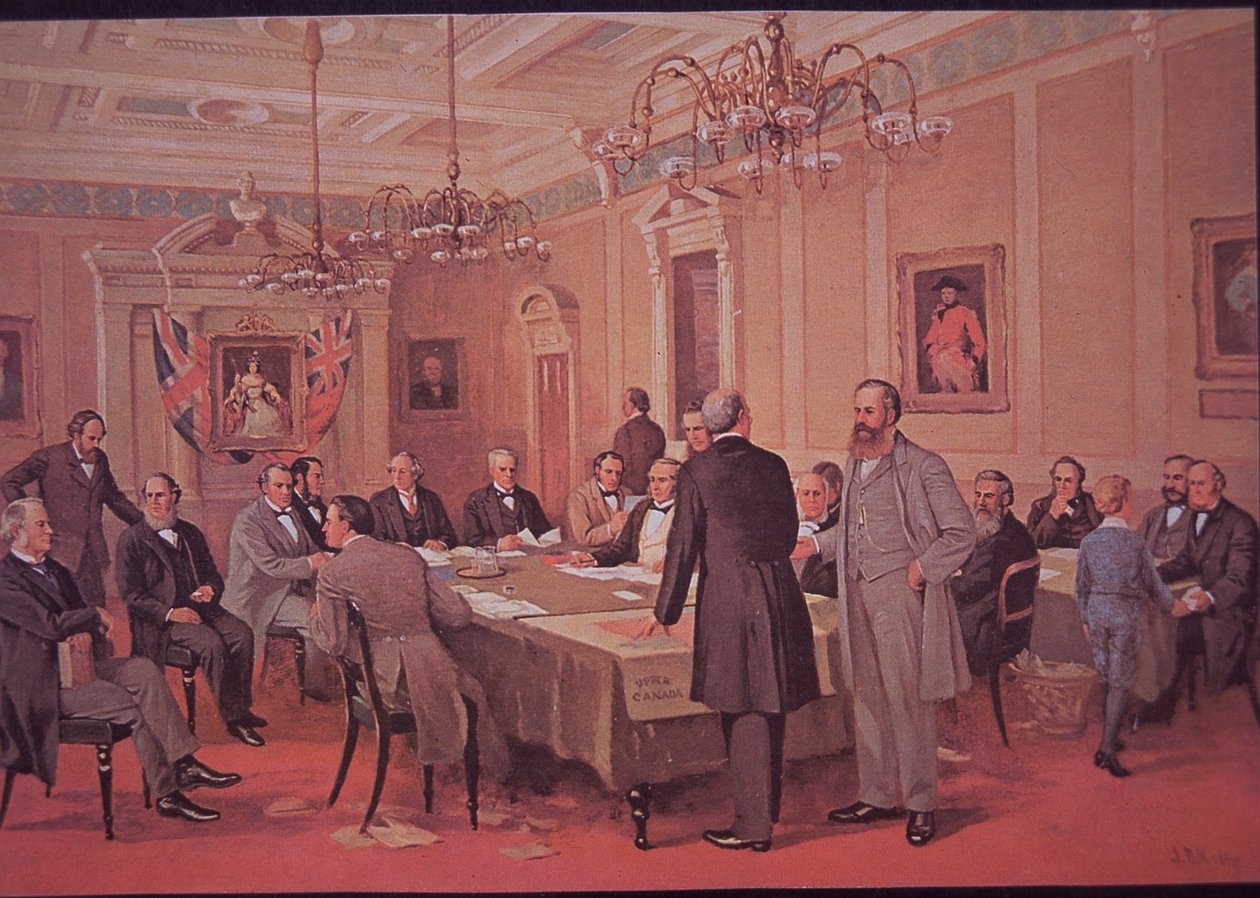 British North America Act 1867, resulterend in Canada door Canadian School