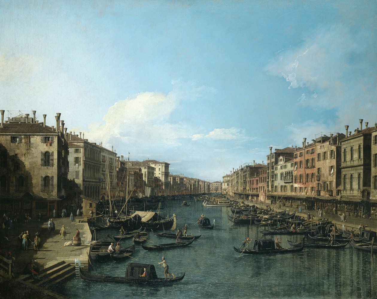 Canaletto - Canal Grande, 1738-42 door Canaletto