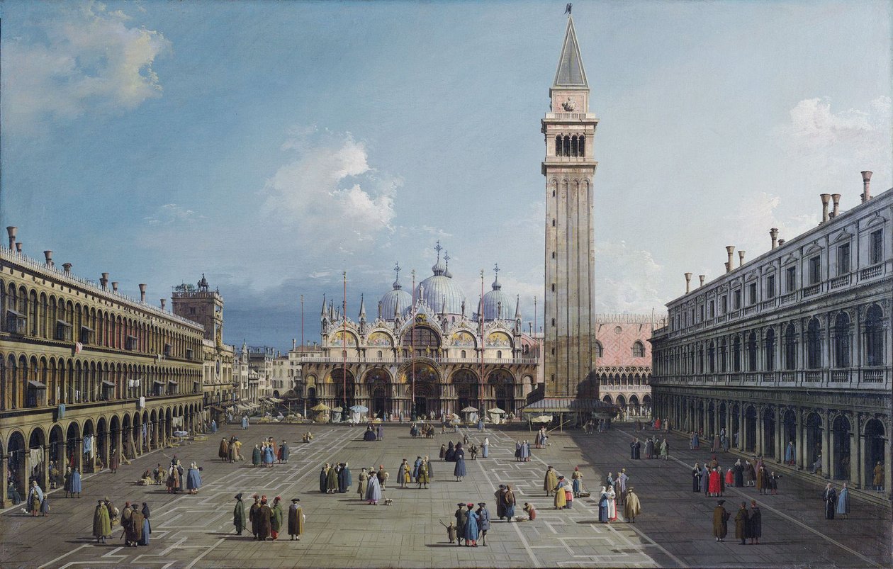 San Marcoplein door Canaletto