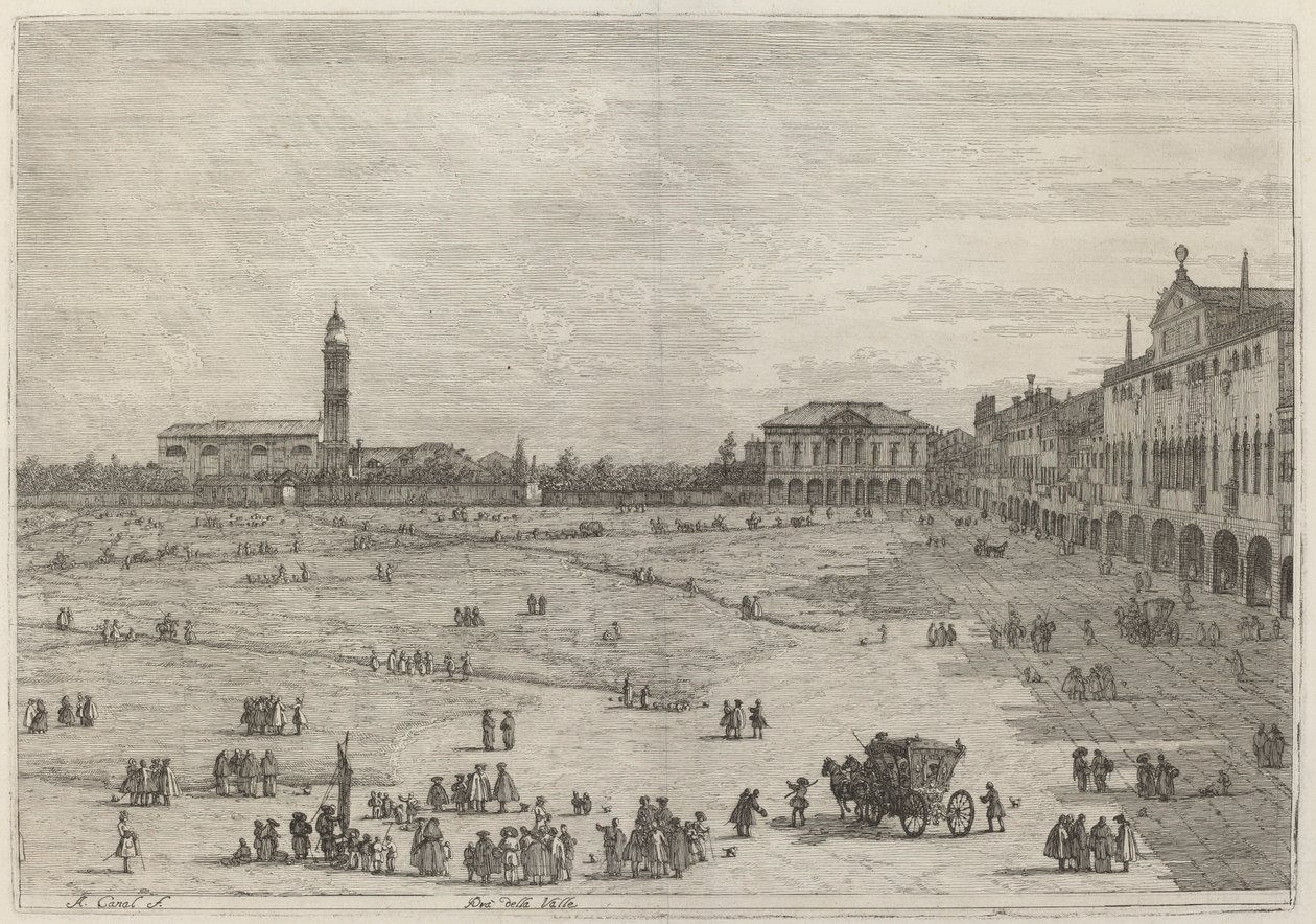 Pra della Valle door Canaletto