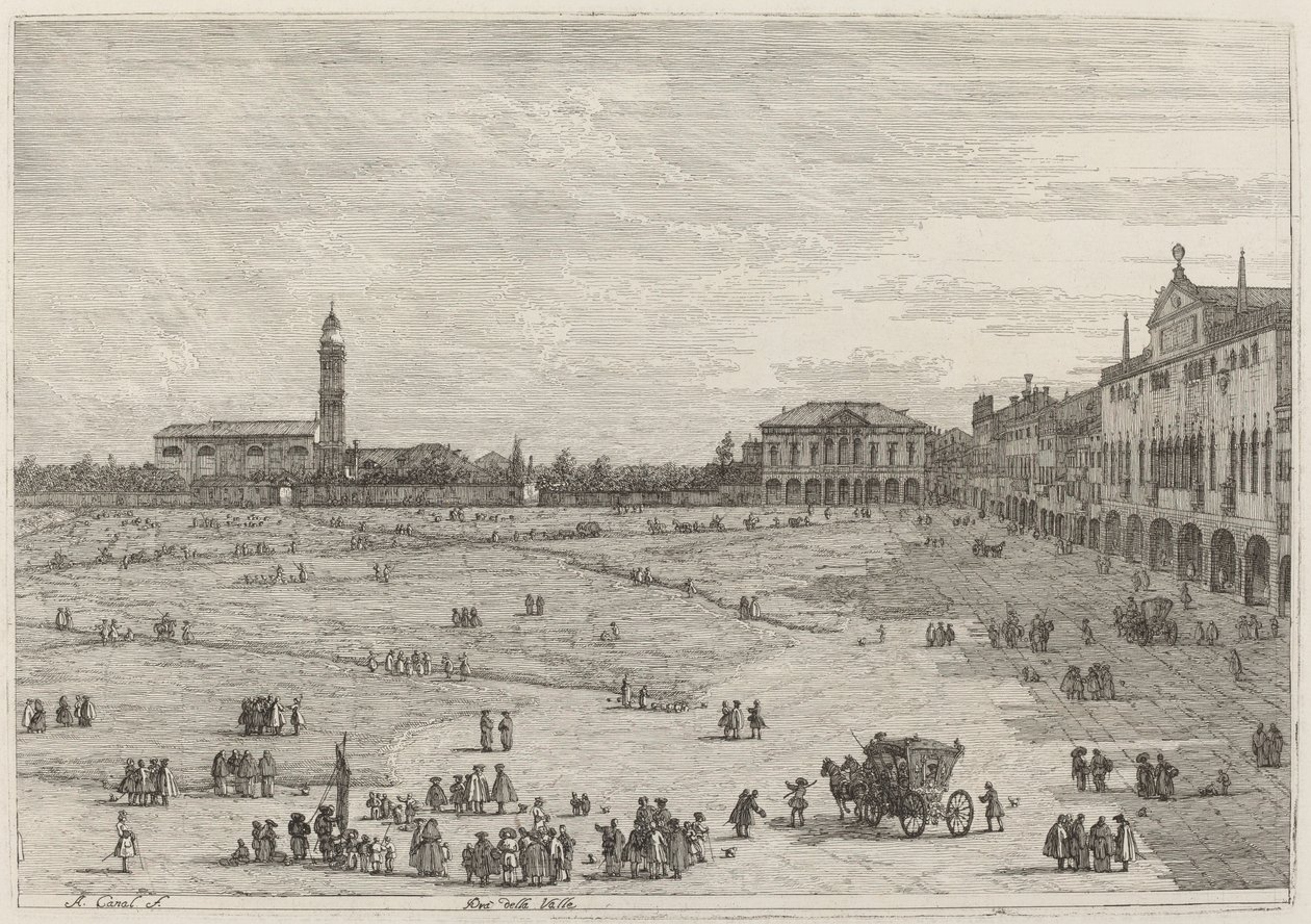 Pra della Valle door Canaletto