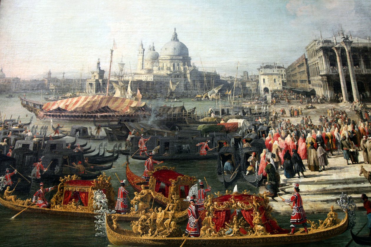 Ontvangst van de Franse Ambassadeur in Venetië door Canaletto