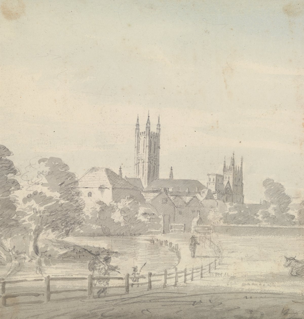 Kathedraal van Canterbury door Capt. Thomas Hastings