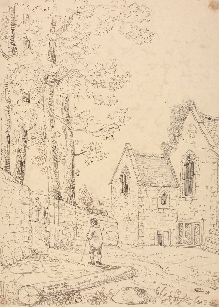 Crewkerne Abbey, 24 mei 1833 door Capt. Thomas Hastings