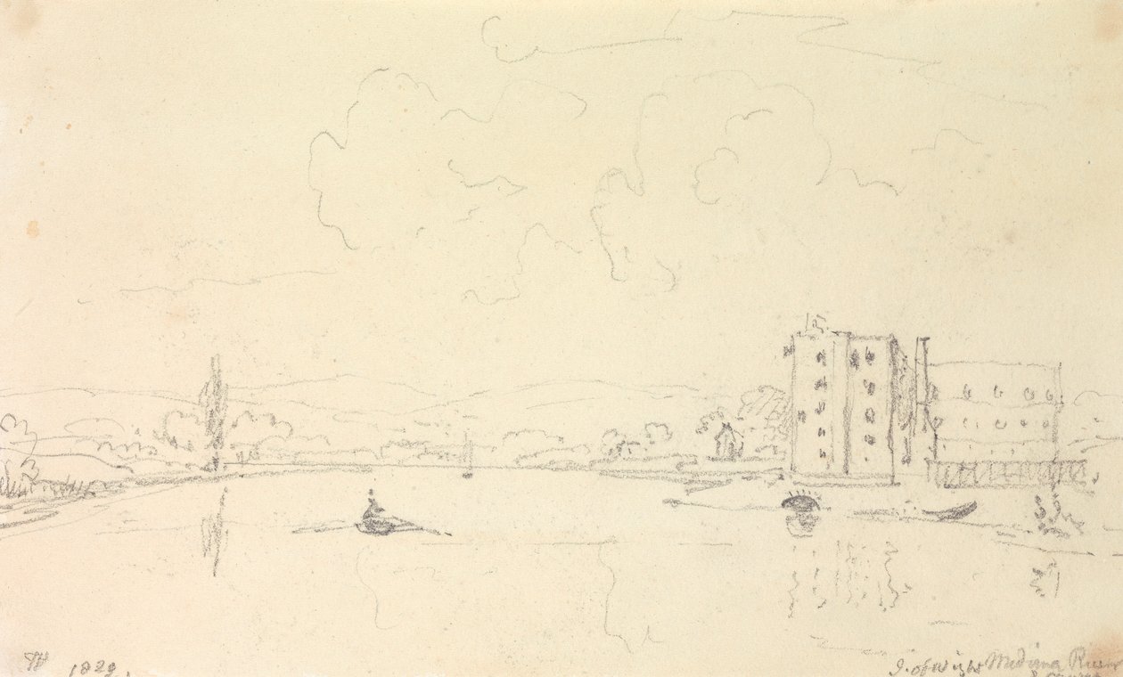 Medina-rivier en Cowes, Isle of Wight door Capt. Thomas Hastings