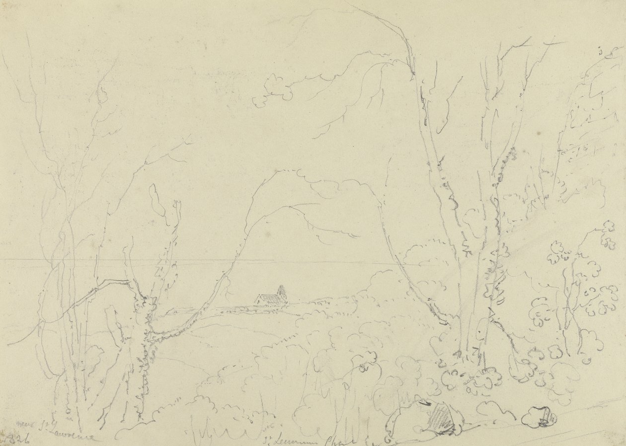 Bij Saint Lawrence, Isle of Wight door Capt. Thomas Hastings