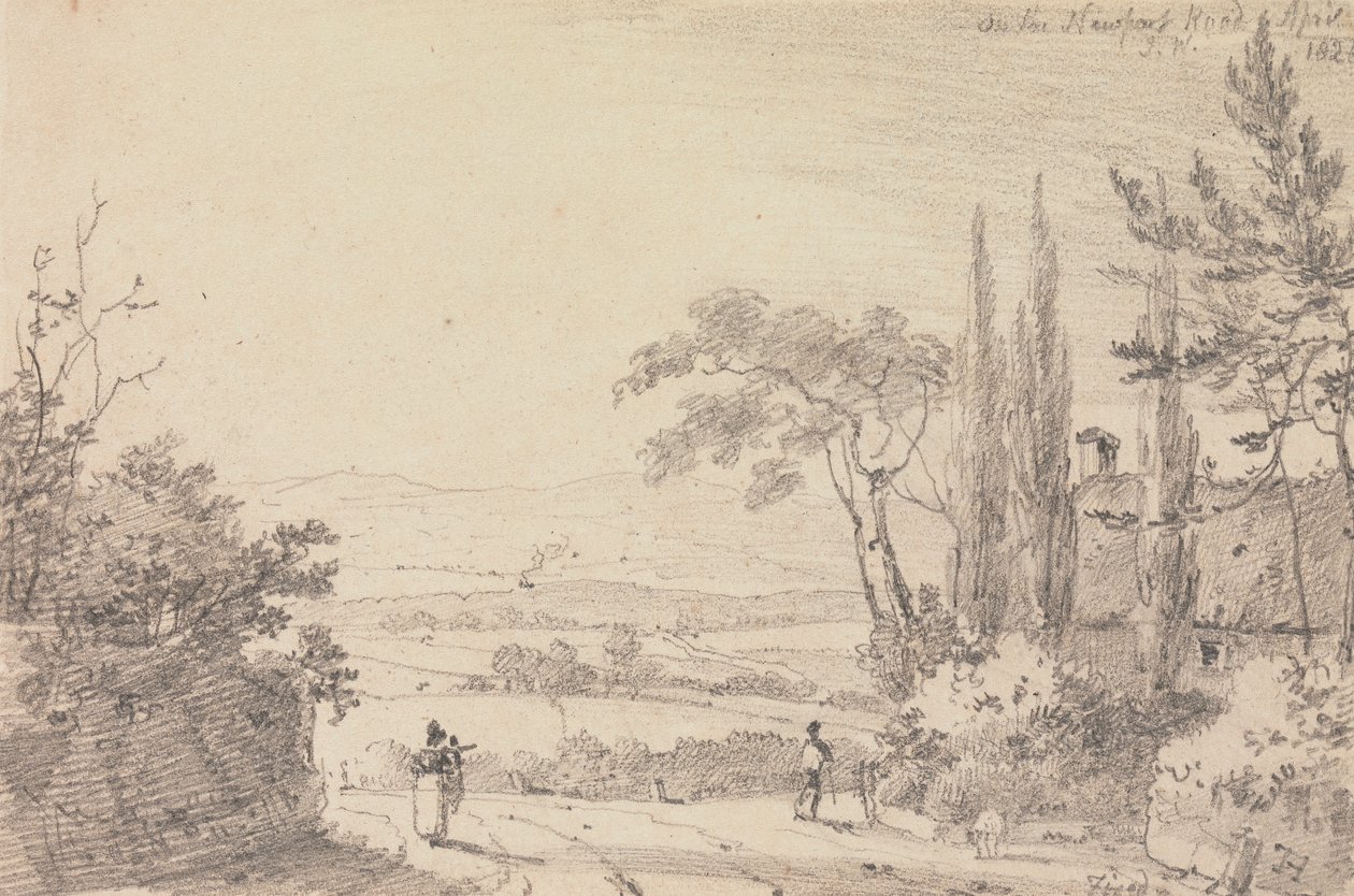 Op de Newport Road, april 1826 door Capt. Thomas Hastings