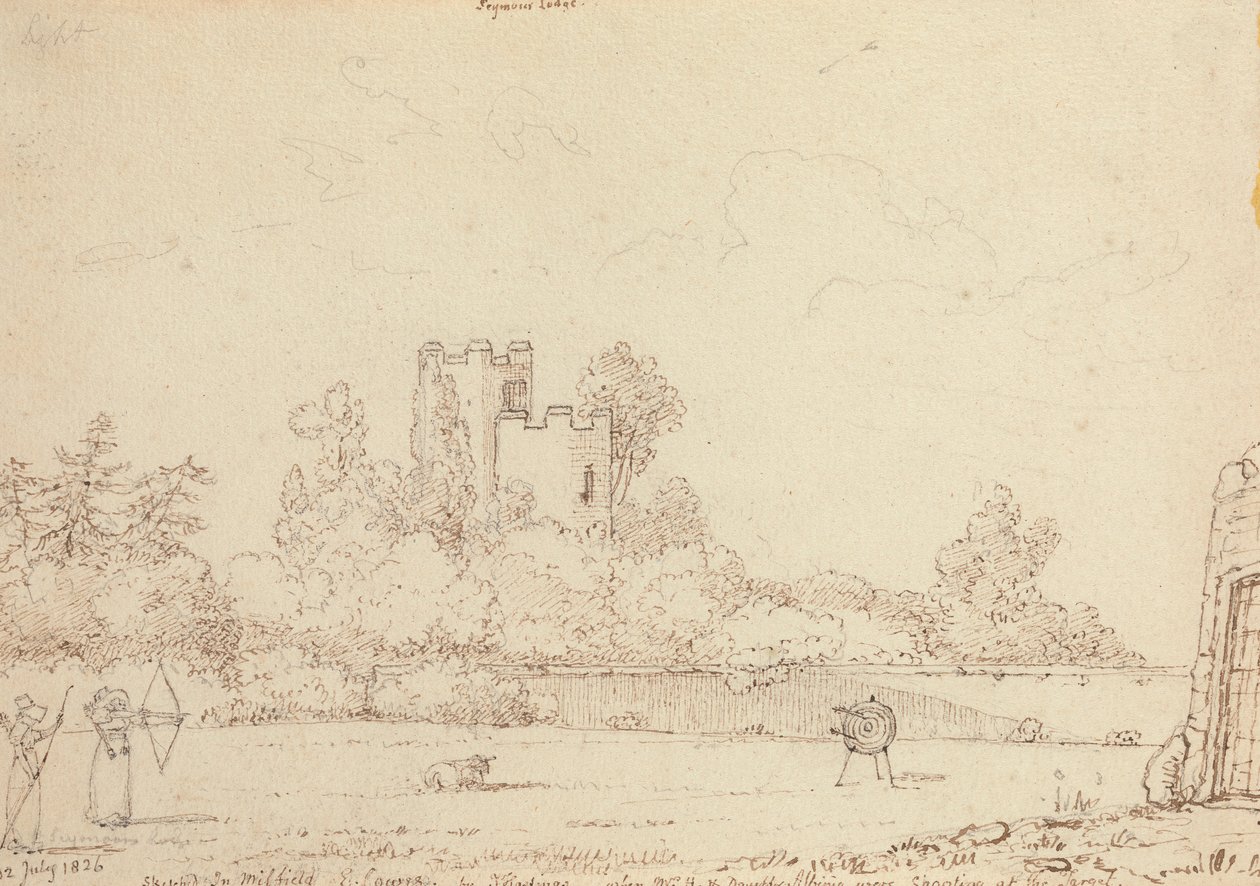 Seymour Lodge, 12 juli 1826 door Capt. Thomas Hastings