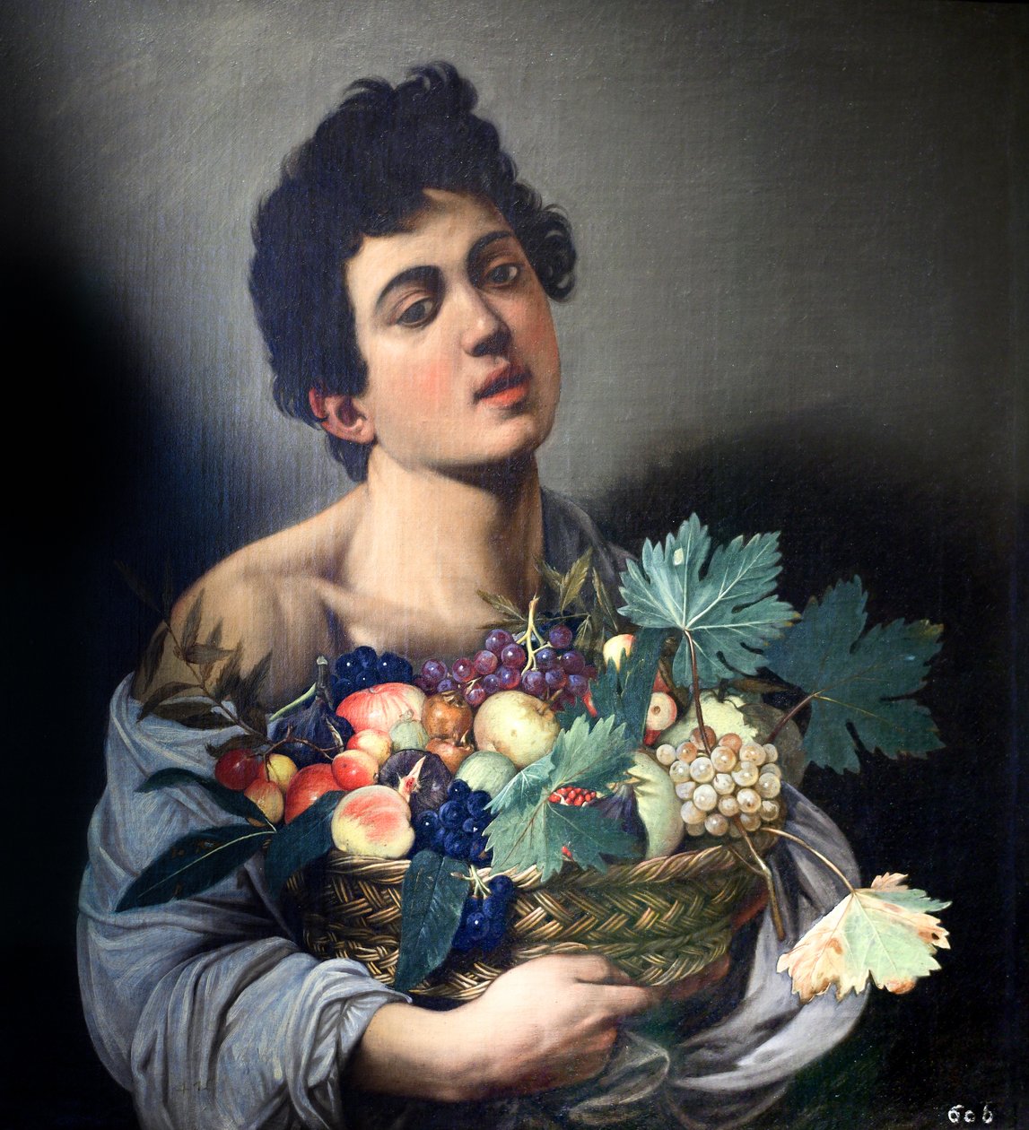 Jongen met een mand fruit door Caravaggio door Michelangelo Merisi Caravaggio