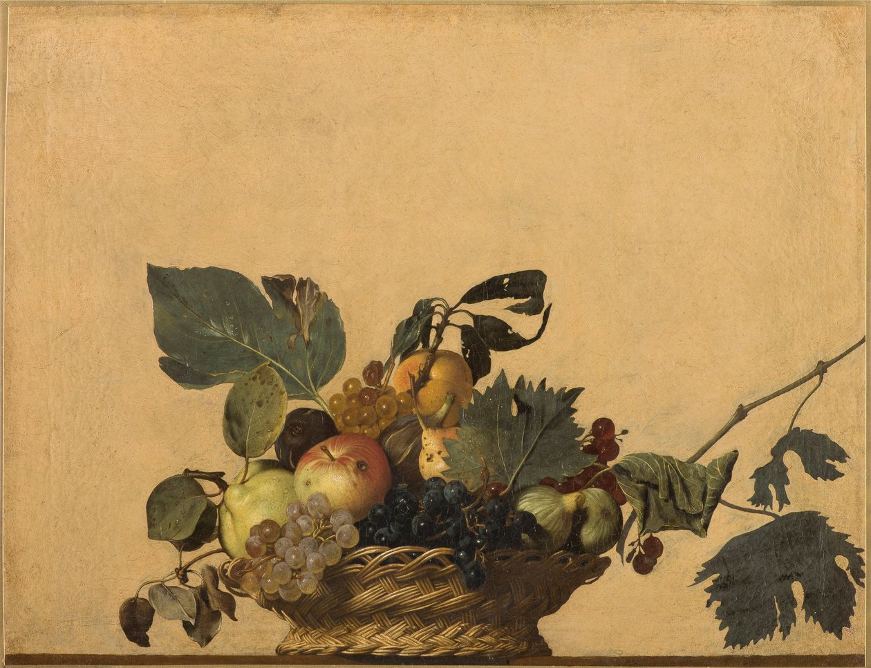 Italiaans: Fruitmand door Caravaggio