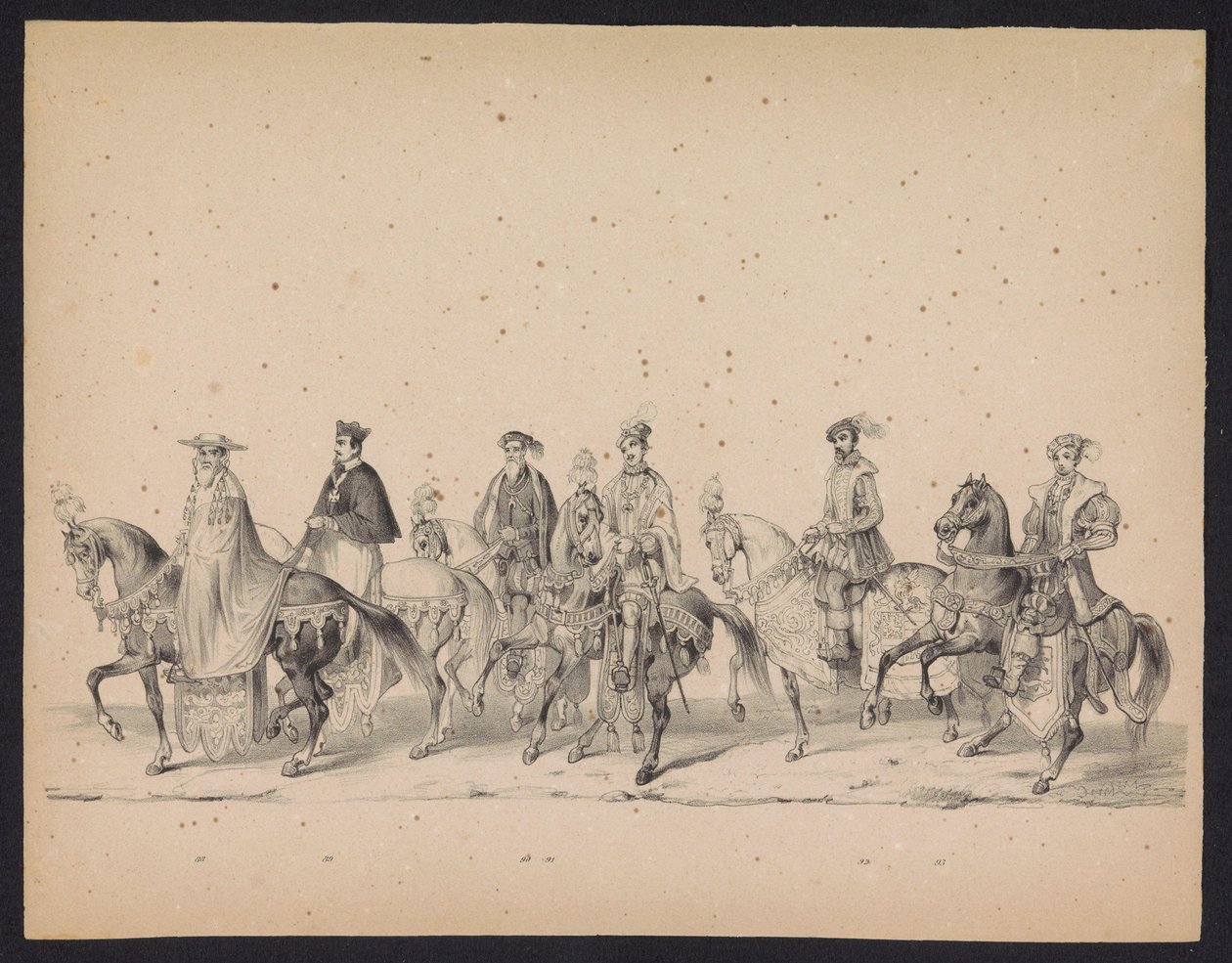 Maskerade van de Utrechtse studenten, 1846 (plaat 16) door Carel Christiaan Antony Last