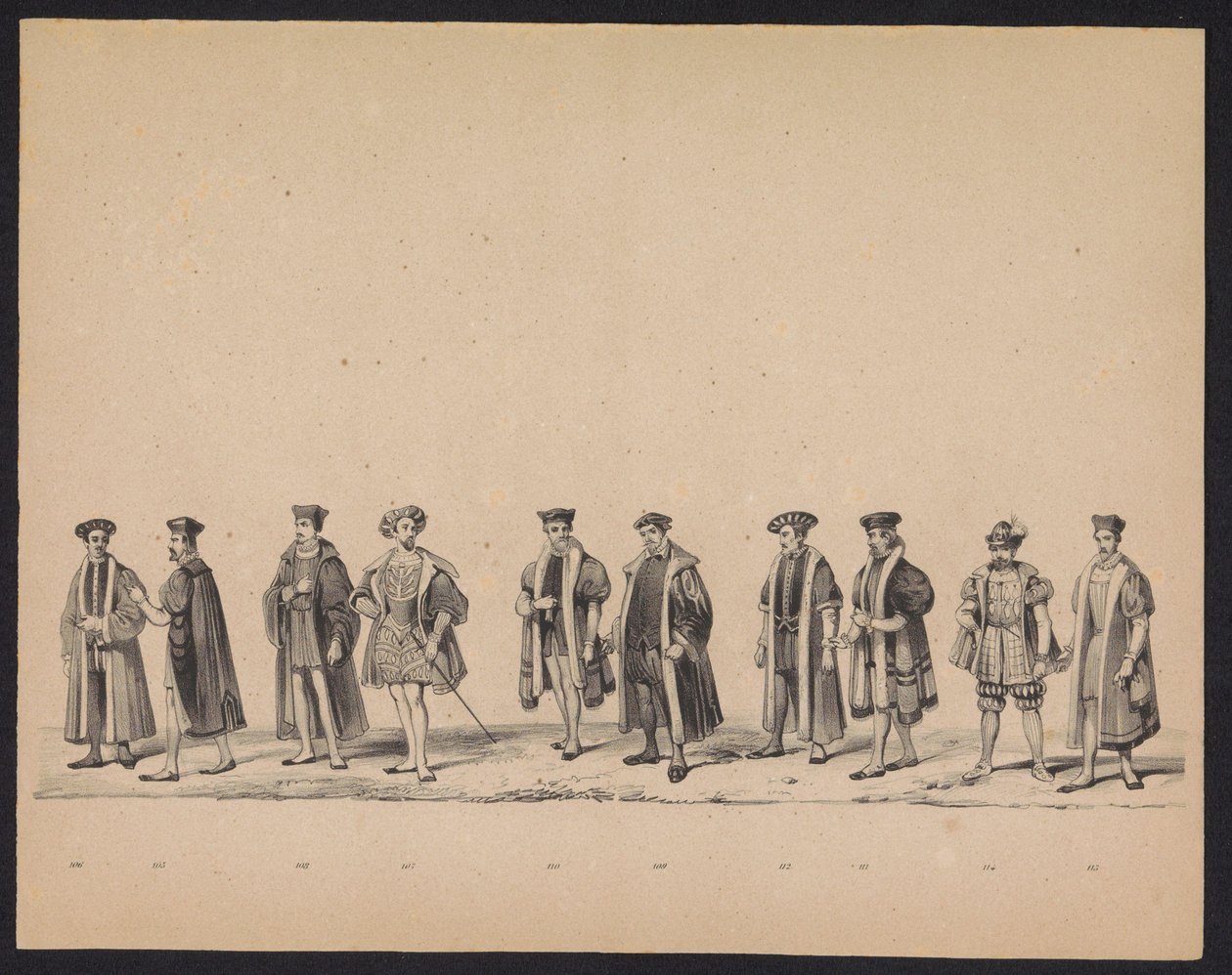 Maskerade van de Utrechtse studenten, 1846 (plaat 19) door Carel Christiaan Antony Last