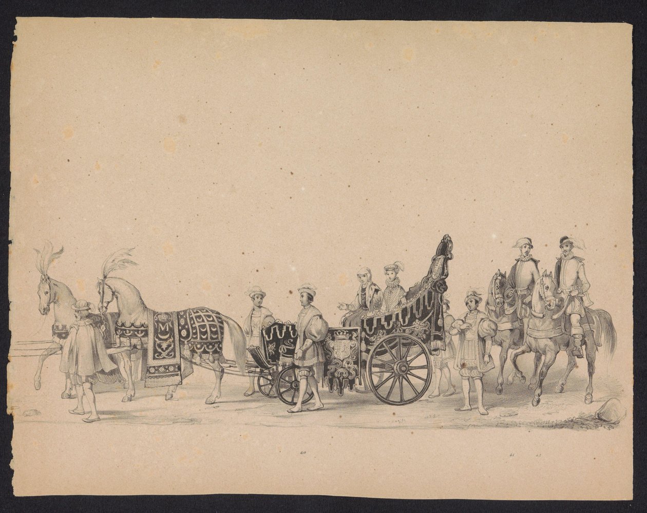 Maskerade van de Utrechtse studenten, 1846 (plaat 8) door Carel Christiaan Antony Last