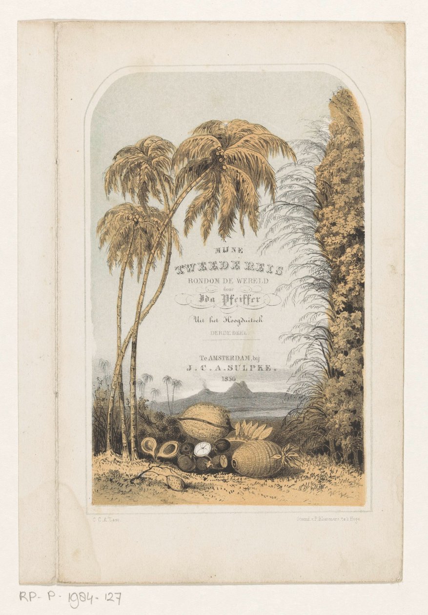 Tropisch Landschap door Carel Christiaan Antony Last