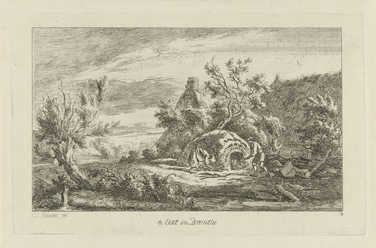 Oven voor een boerderij door Carel Lodewijk Hansen