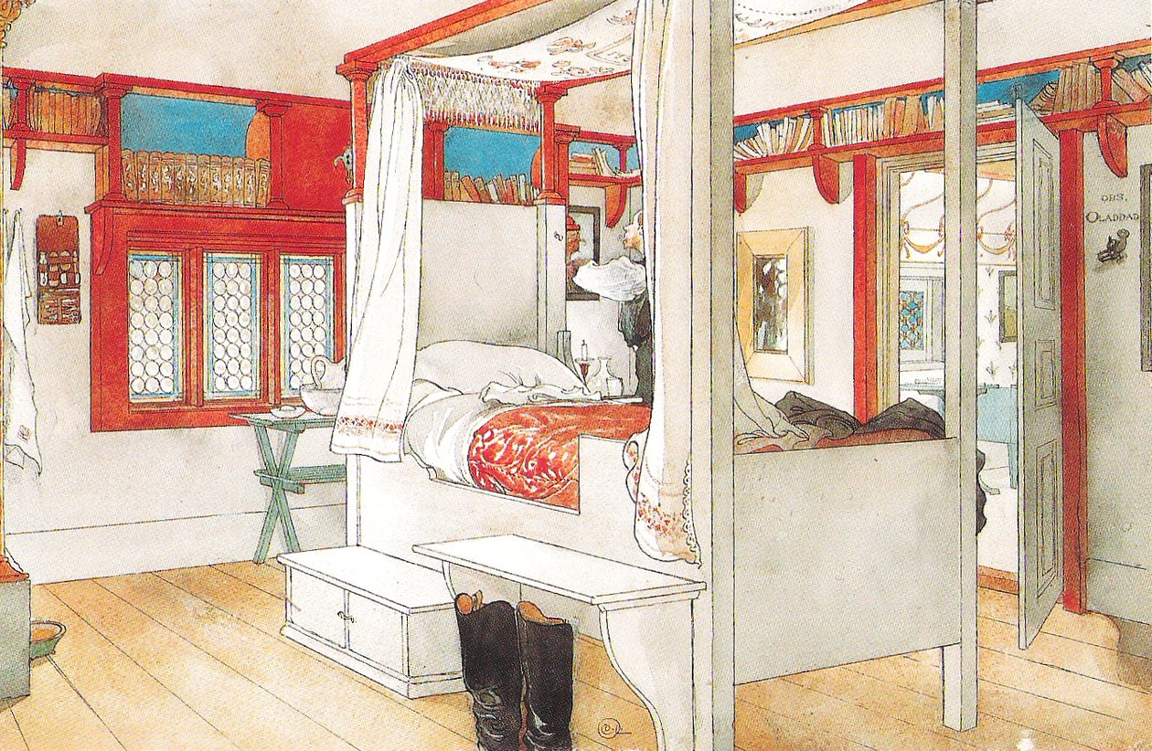 Een huis door Carl Larsson