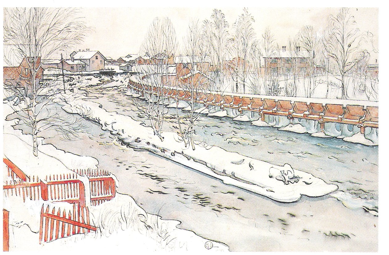 Een huis door Carl Larsson