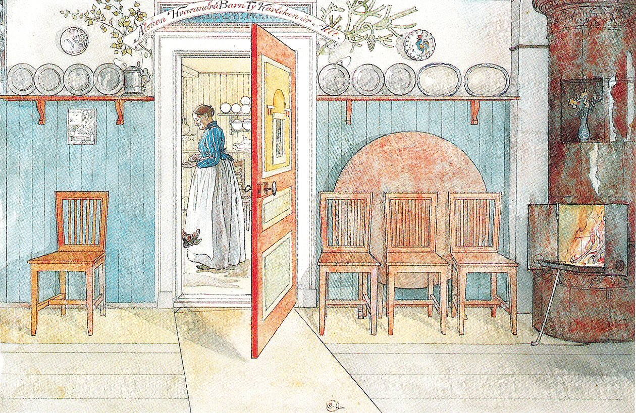 Oude Anna door Carl Larsson