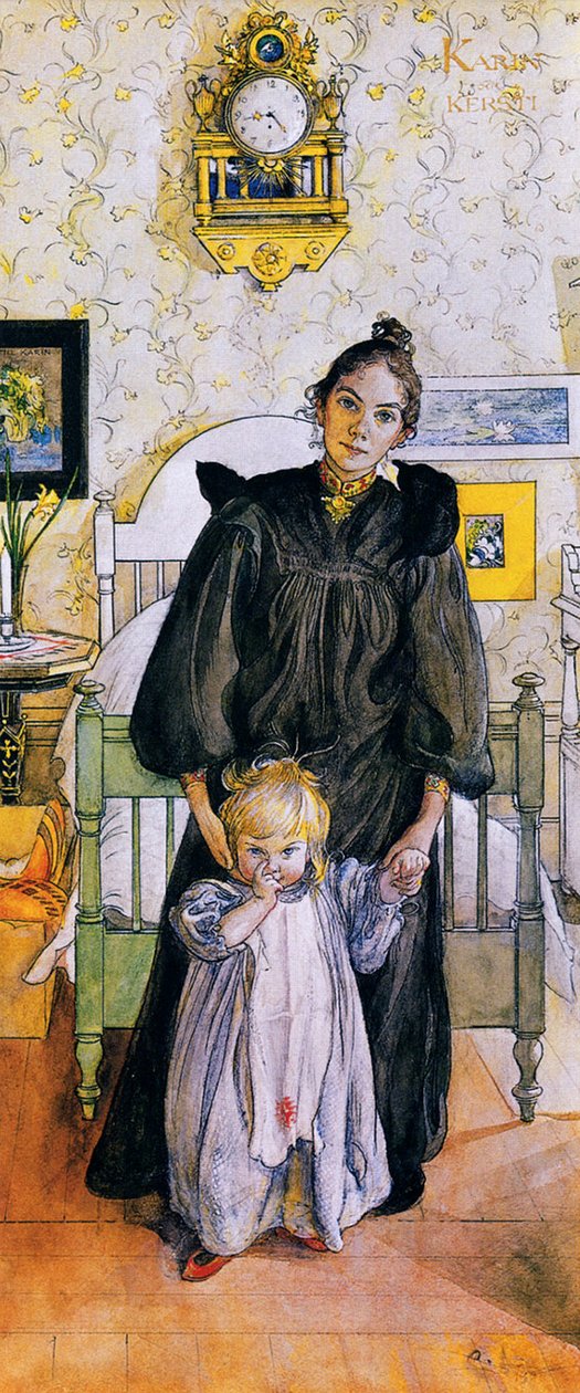 Karin en Kersti door Carl Larsson