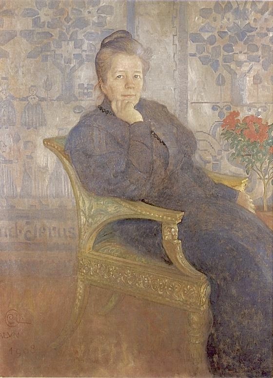 Selma Lagerlöf door Carl Larsson