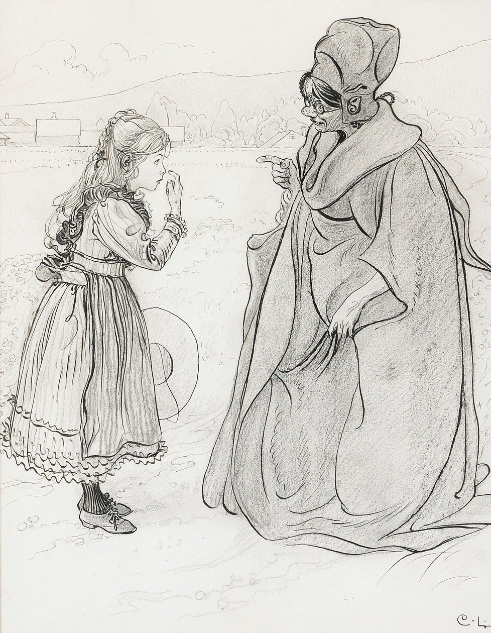 Het Sprookje van Lillis Neus door Carl Larsson