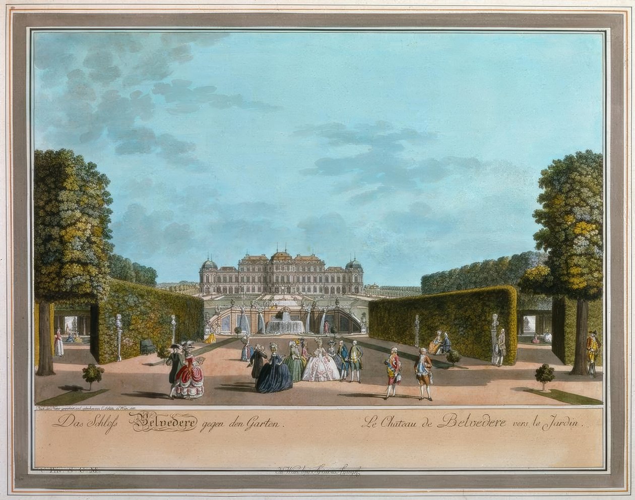 Wenen, Oberes Belvedere door Carl Schütz