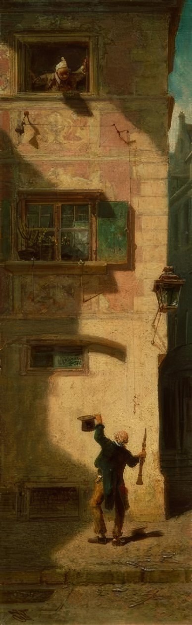 De bedelzanger door Carl Spitzweg