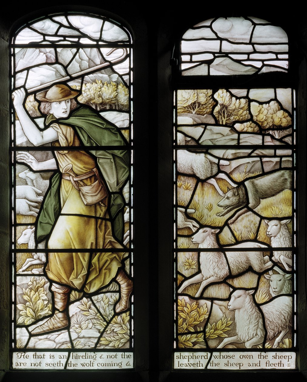 De Herderskerk, Herderij, Schapen door Carl Almquist