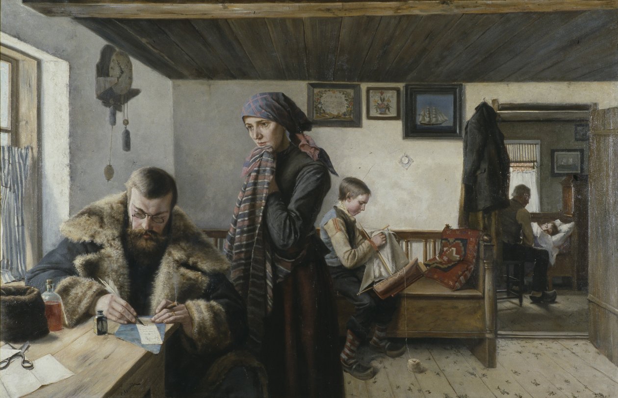 De Dokter Komt Langs, ca. 1900 door Carl Aspelin