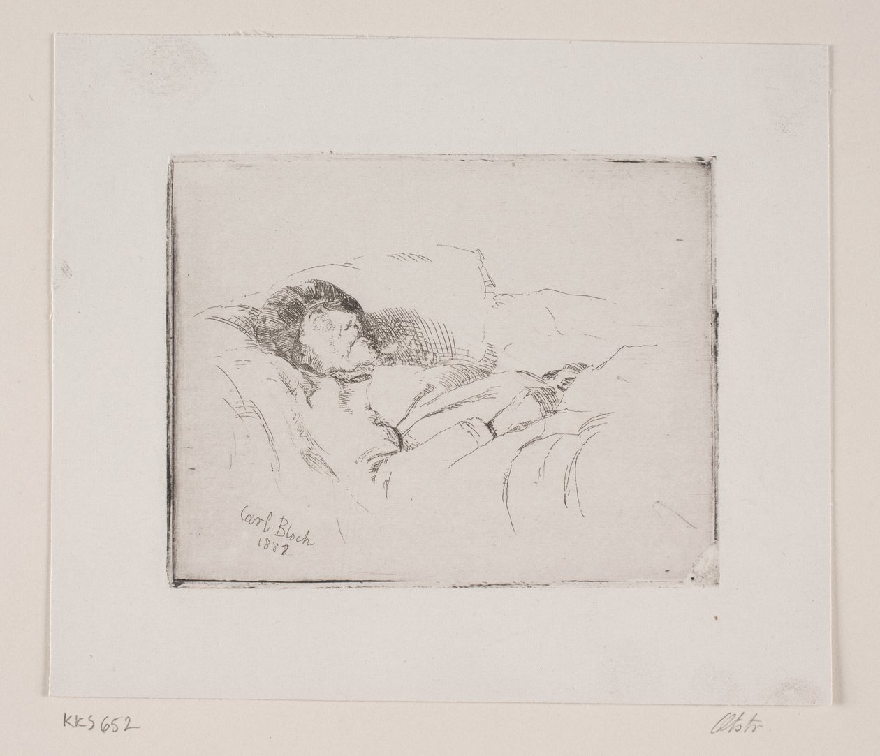 De Zieke Oude Man door Carl Bloch