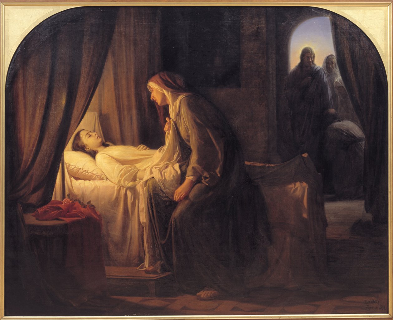 De dochter van Jairus door Carl Bloch