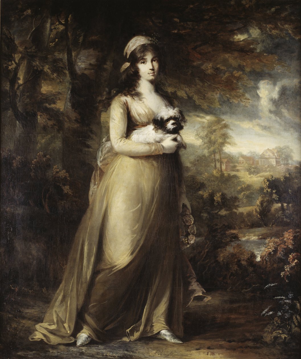 Portret van de operazangeres Teresa Vandoni door Carl Frederick von Breda