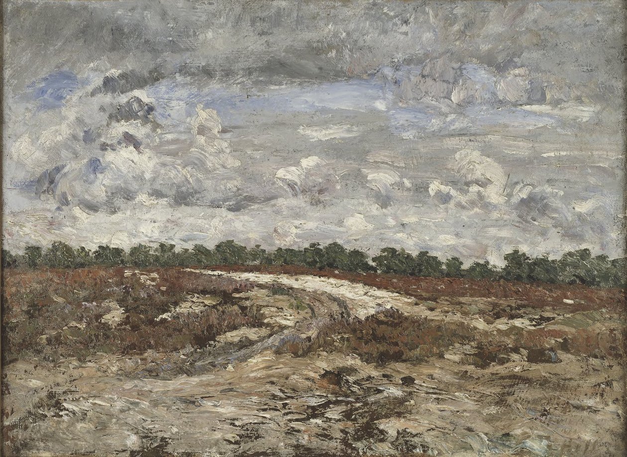 Wilde streek in het woud van Fontainebleau door Carl Fredrik Hill