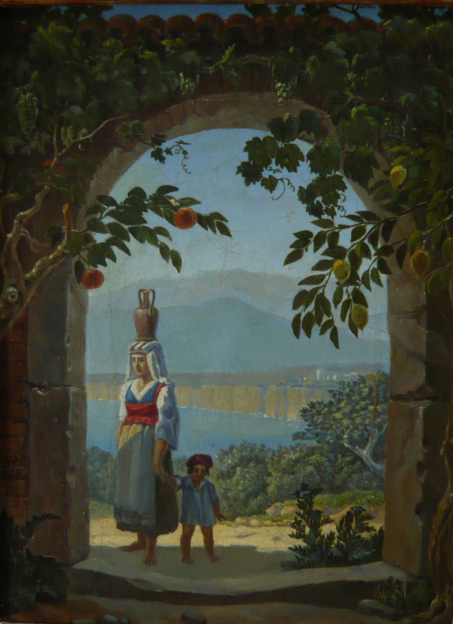 Herinnering aan Sorrento door Carl Gustav Carus