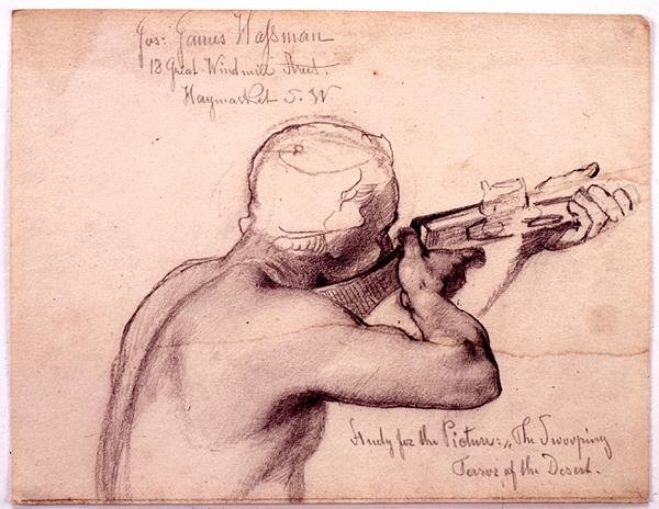 Een Arabier met een Musket, studie voor 