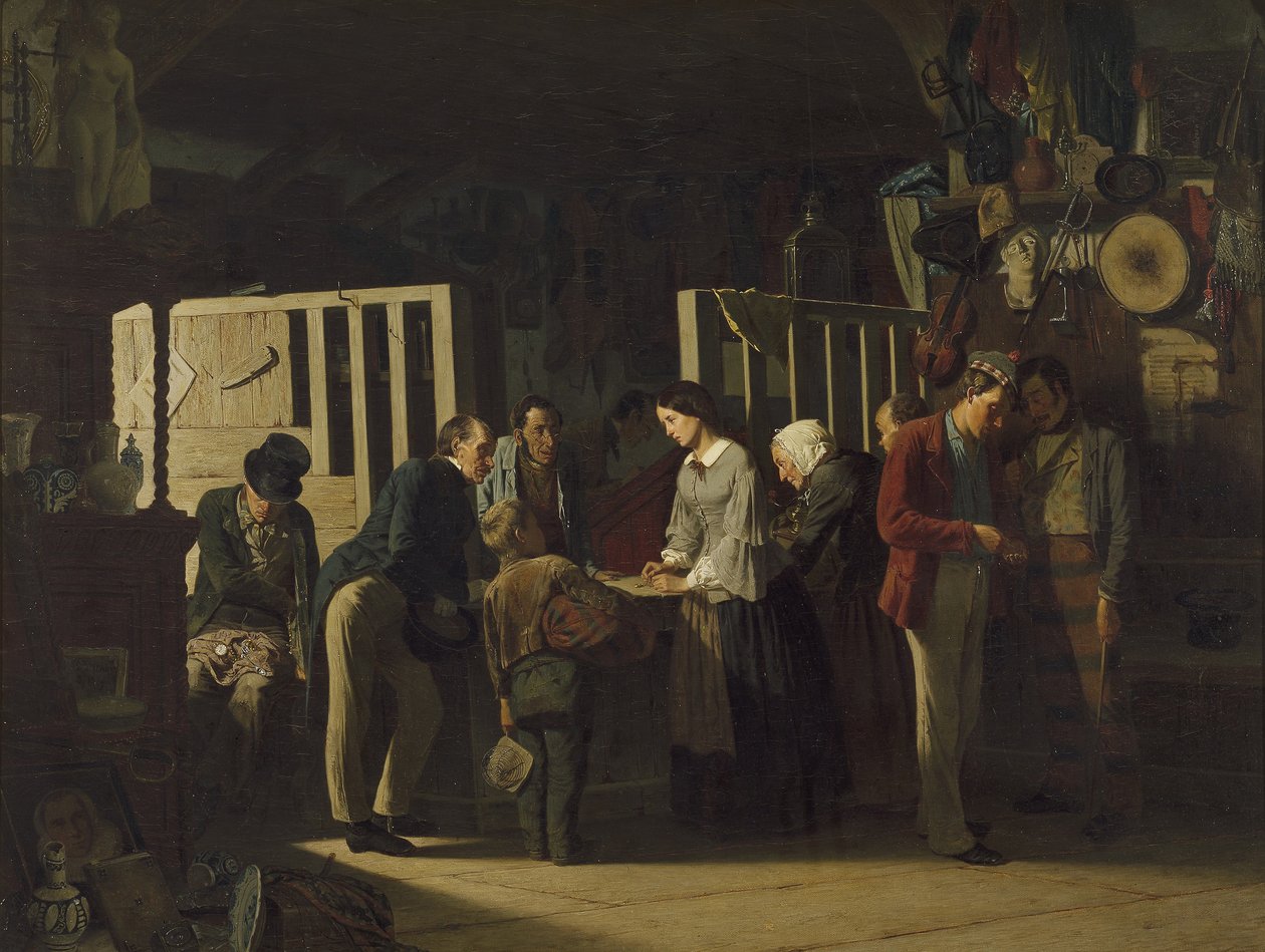 Het pandjeshuis II door Carl-Hendrik d Unker