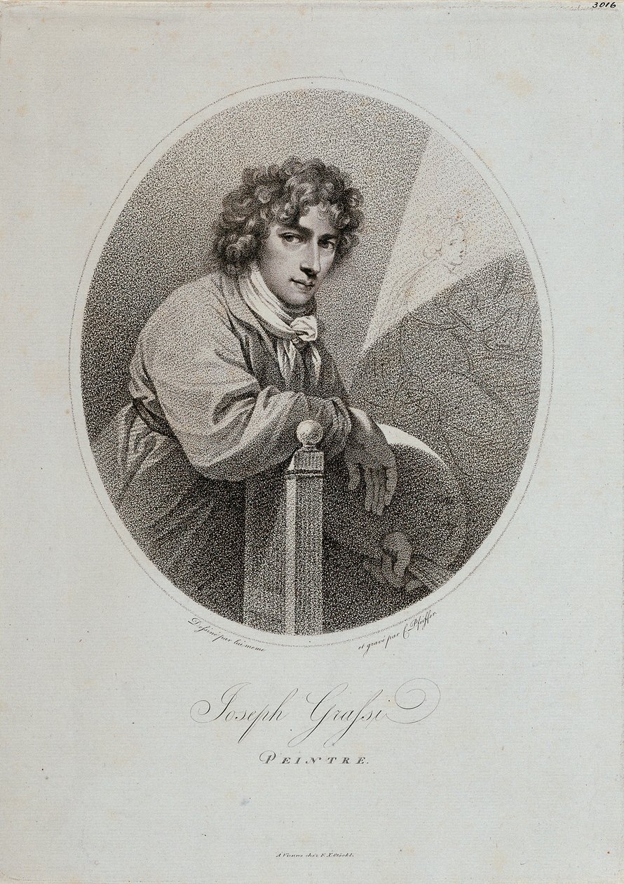 Heupbeeld Josef Maria Grassi naar een zelfportret door Carl Hermann Pfeiffer