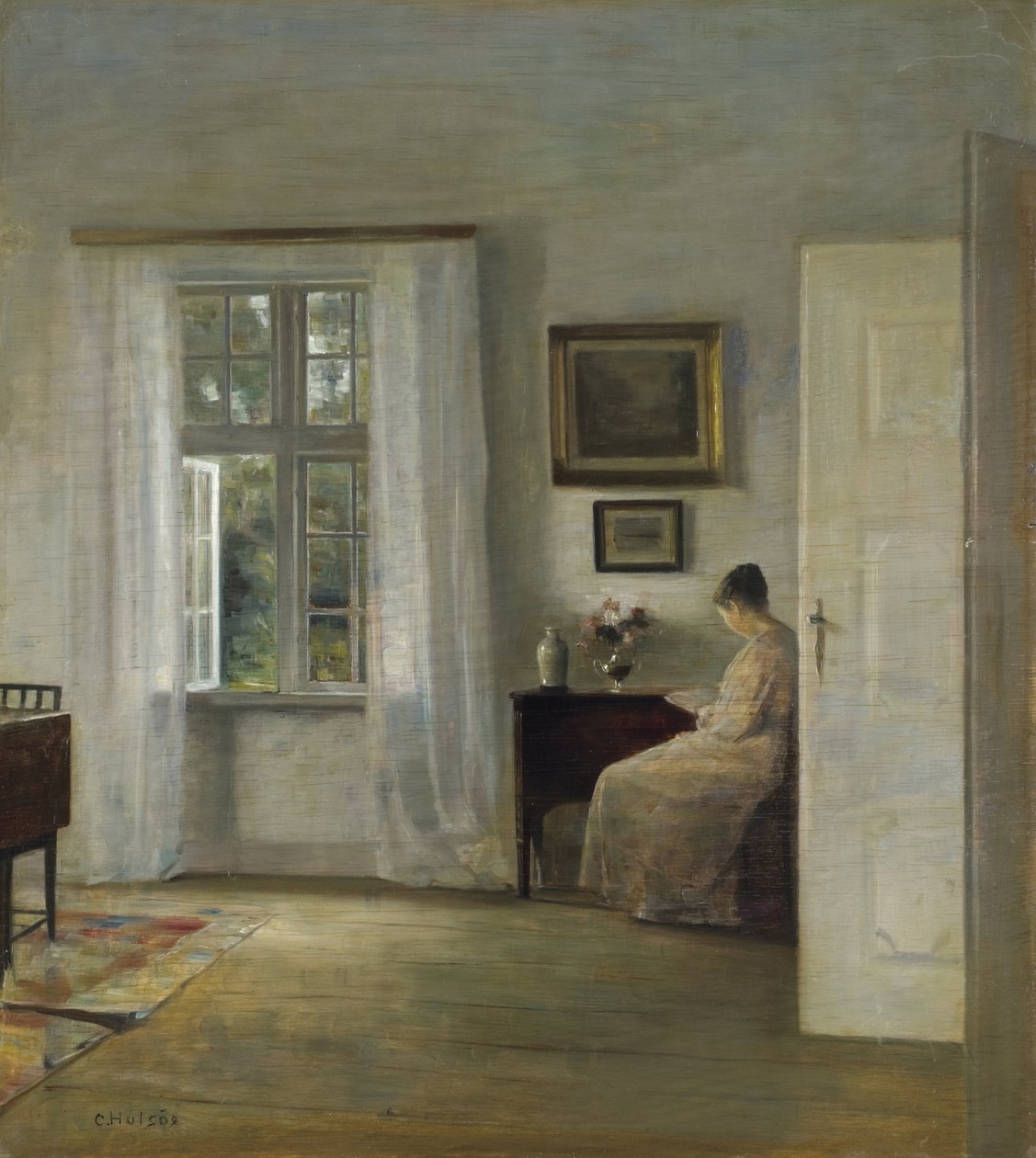De lezer door Carl Holsoe