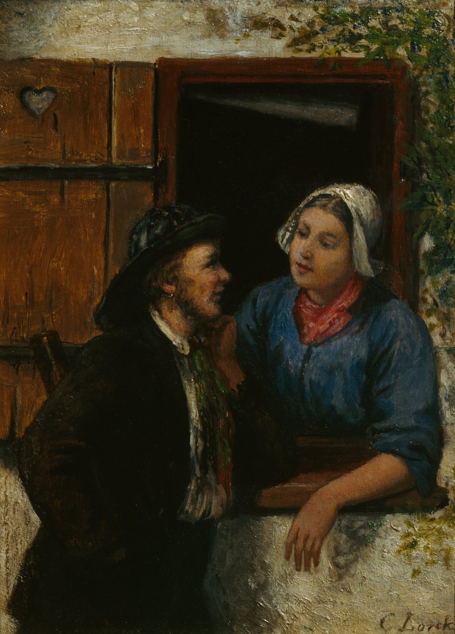De piloot en zijn vrouw door Carl Julius Lorck