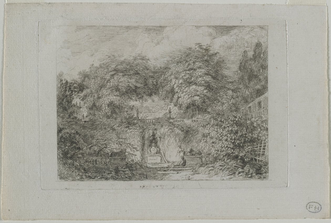Het Kleine Park door Carl Julius Rieden