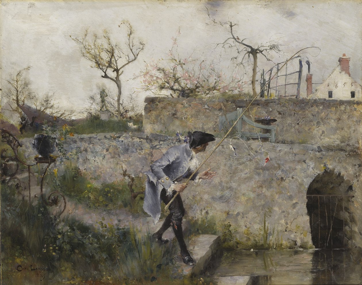 Een Hapje, 1885 door Carl Larsson