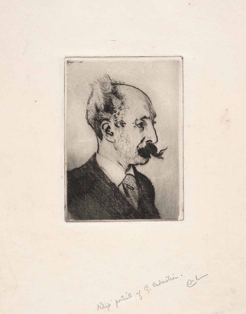 Baron Gustaf Cederström door Carl Larsson