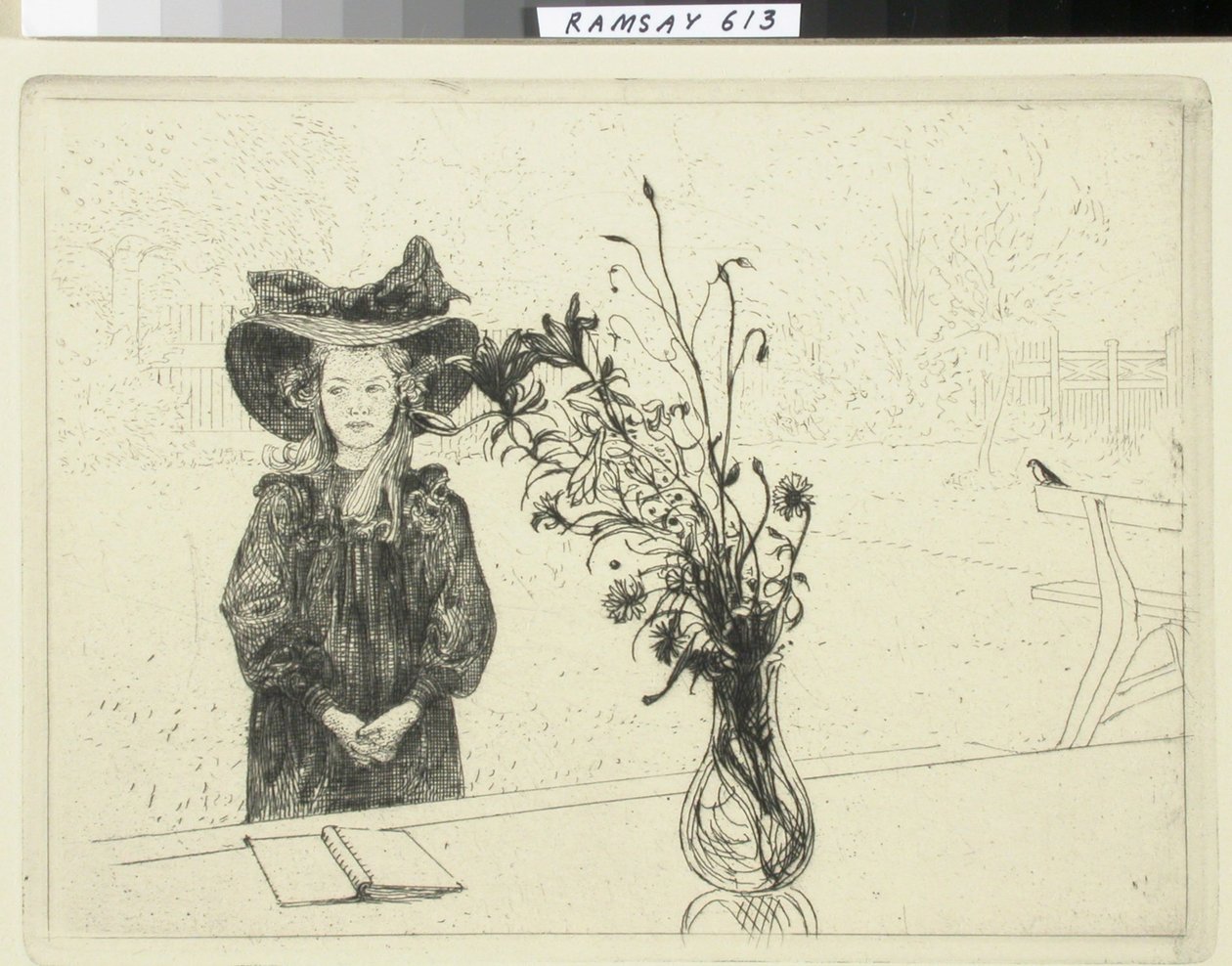 Zonder titel door Carl Larsson