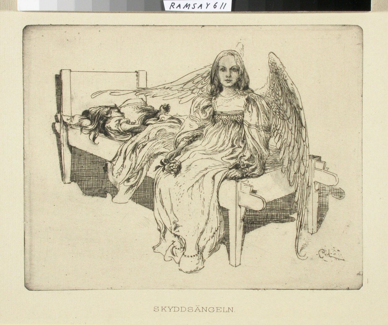 Zonder titel door Carl Larsson