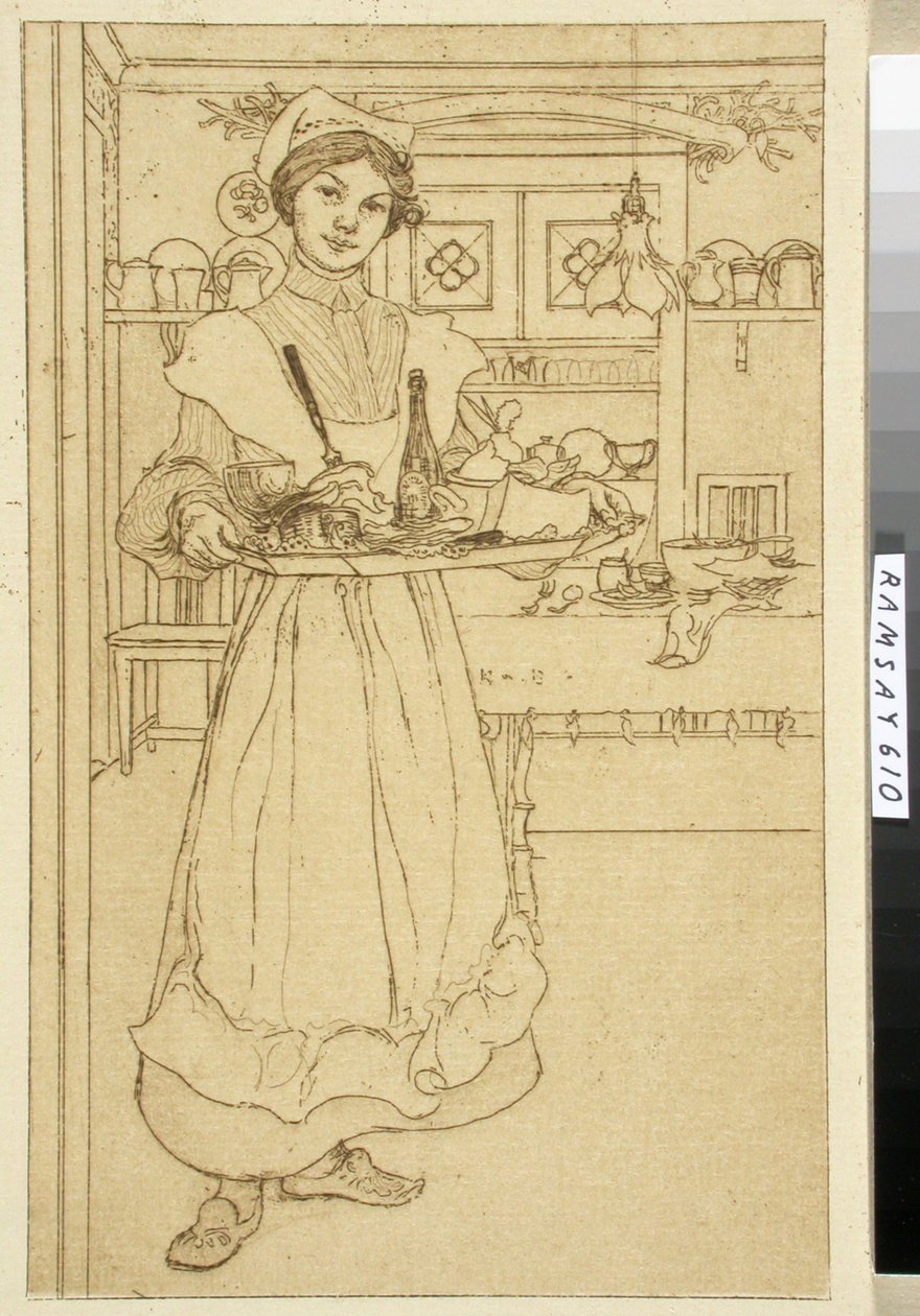 Zonder titel door Carl Larsson